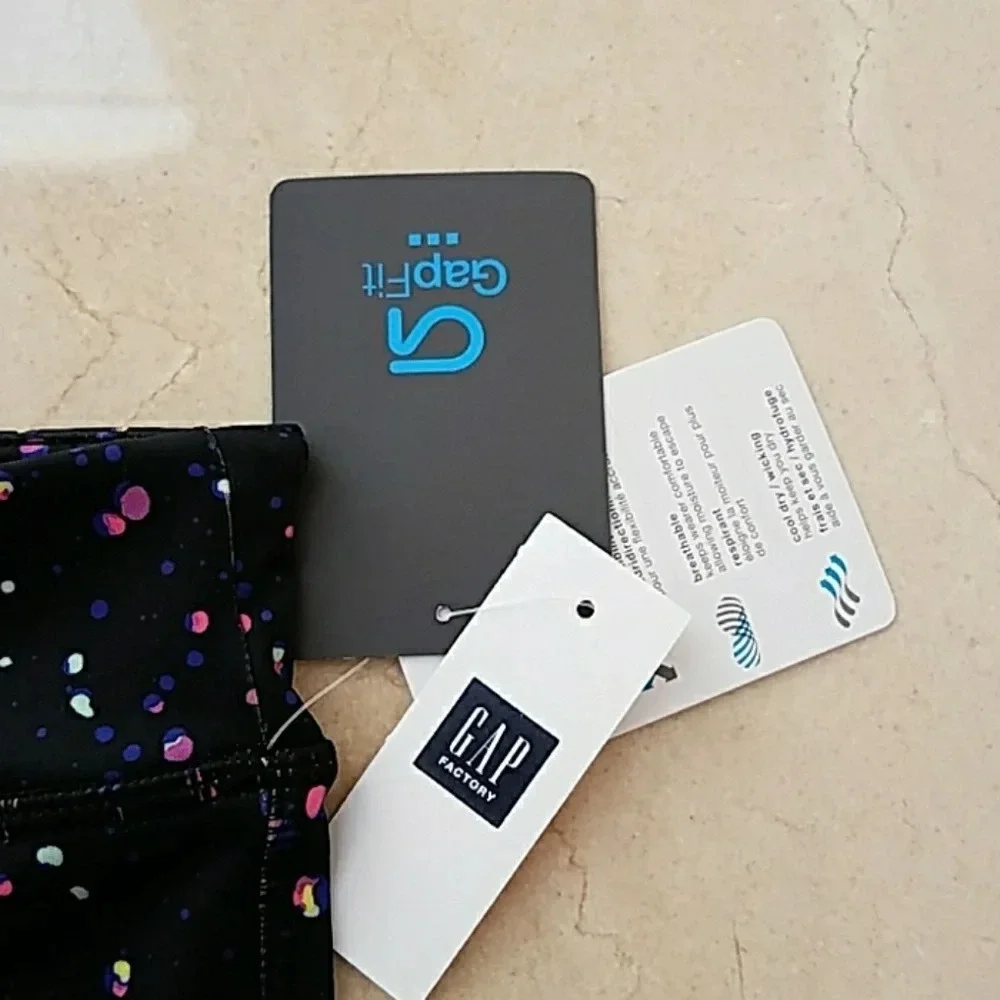 New Gap Fit cropped leggings Girls size Small